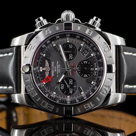 how to set breitling chronomat 44 gmt|Breitling Chronomat 44 blacksteel.